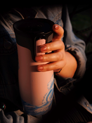 Contigo West Loop 2.0 - Kubek termiczny - 470ml - Summer Waves - Różowy Mat