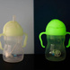 B.Box Bidon ze słomką 240ml Glow in the dark