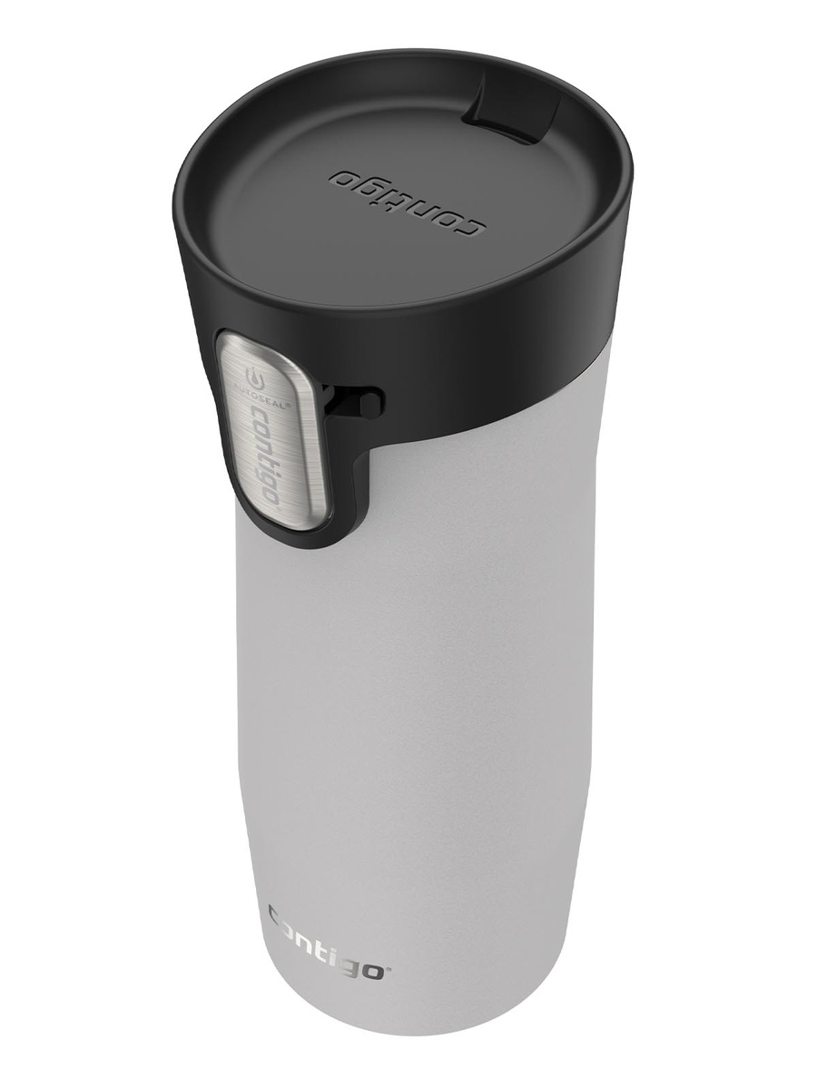 Kubek termiczny Contigo West Loop 3.0 470ml - Buldog Francuski - Biały Mat