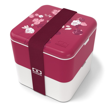 Monbento Lunchbox Bento Square FR Graphic Magnolia