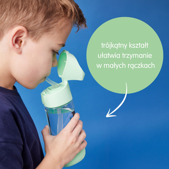 B.Box Butelka tritanowa ze słomką 450ml Spearmint
