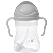 B.Box Bidon ze słomką 240ml szary