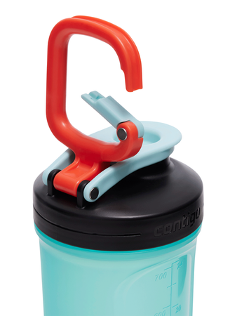Contigo Shake&Go 2.0 - Shaker do odżywek - 820ml - błękitny