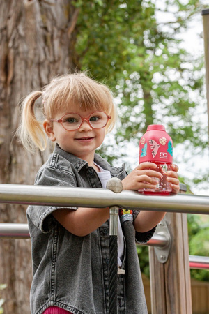 Monbento Butelka Positive S Graphic Pink Birds