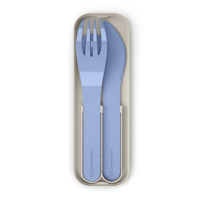 Monbento Sztućce podróżne Pocket Color Blue Infinity