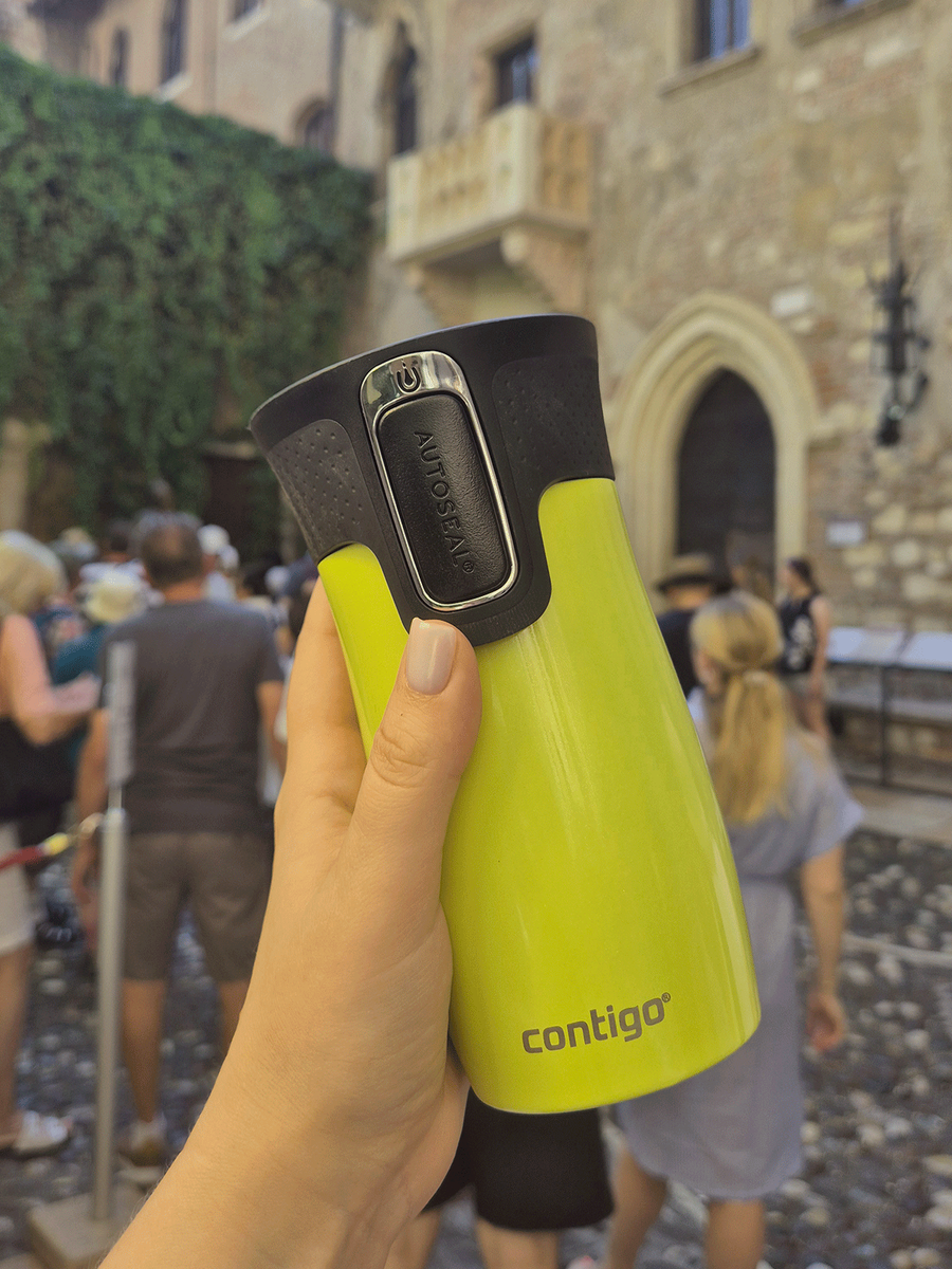 Contigo West Loop Mini - Kubek termiczny - 300ml - żółty metalik
