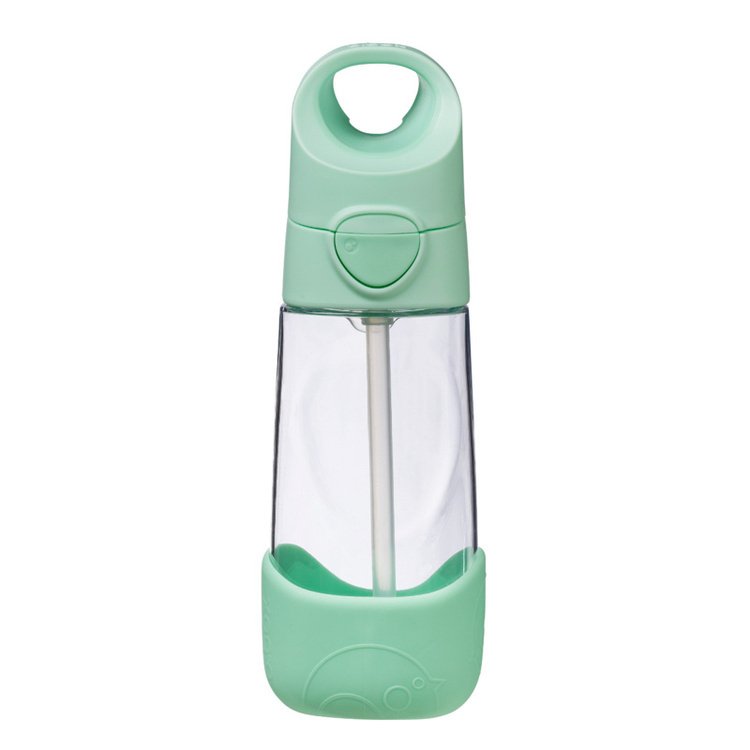 B.Box Butelka tritanowa ze słomką 450ml Spearmint