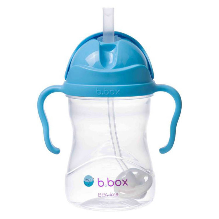 B.Box Bidon ze słomką 240ml borówkowy
