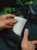 Dr.Bacty Apollo - Kubek termiczny do kawy z powłoką ceramiczną - 227 ml - biały - Pięciolinia