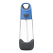 B.Box Butelka na wodę tritanowa ze słomką 600ml Blue Slate b.box