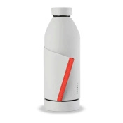 Butelka Closca Glass White 420ml - Coral/W