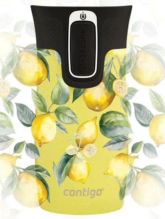 Contigo West Loop Mini - Kubek termiczny - 300ml - Lemon - Limelight