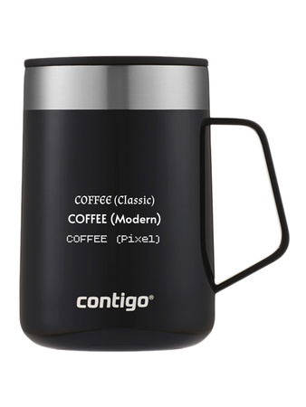 Contigo Streeterville - Kubek termiczny z grawerem - 420ml - Czarny
