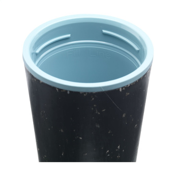 Kubek wielorazowy Circular&Co 340 ml - Black & Faraway Blue