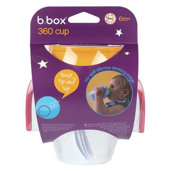 B.Box Kubek 360 do nauki picia strawberry shake