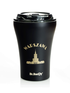 Dr.Bacty Apollo - Kubek termiczny do kawy z powłoką ceramiczną - 227 ml - czarny - Warszawa
