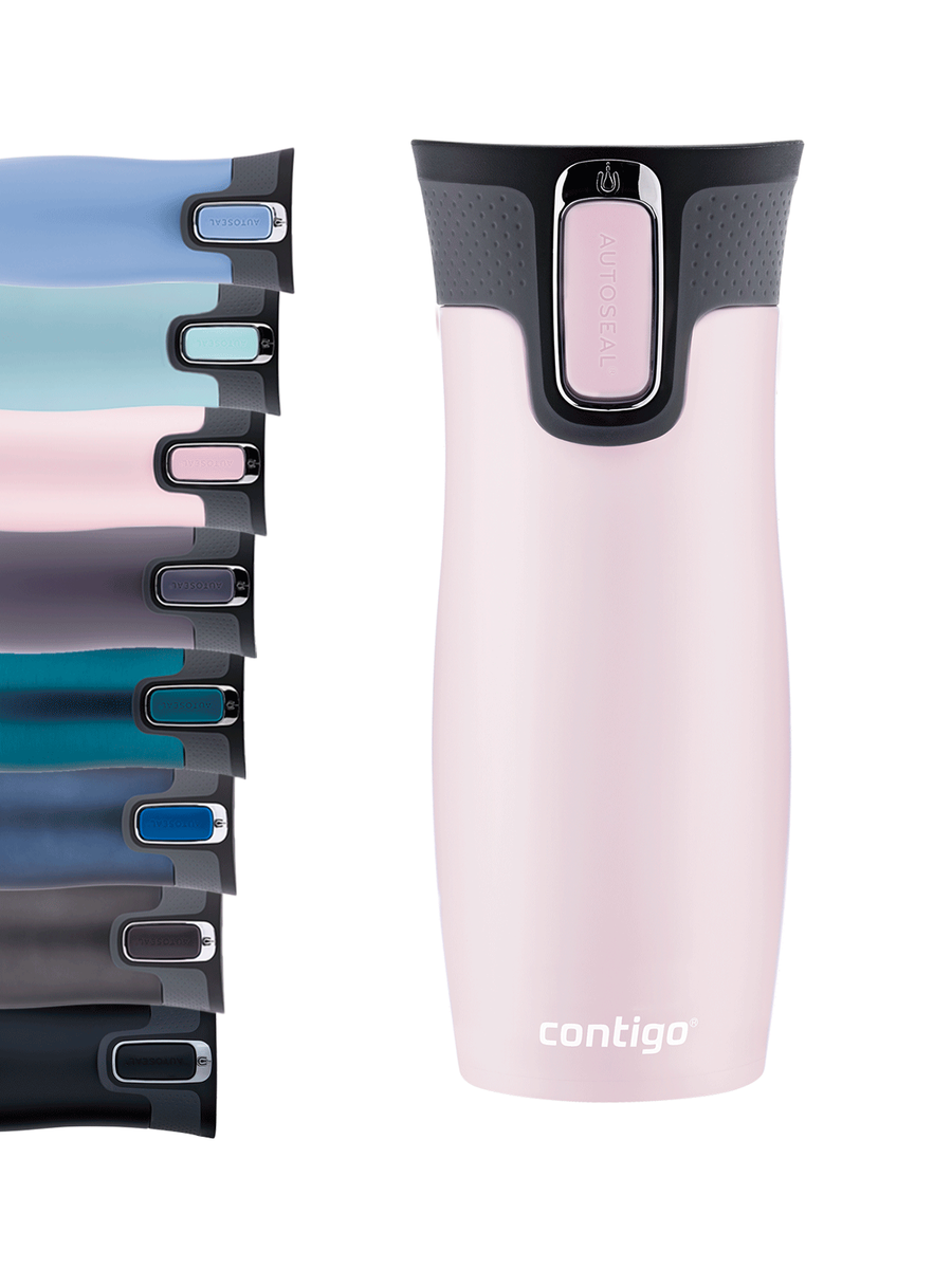 Contigo West Loop 2.0 - Kubek termiczny - 470ml - różowy Mat + Pudełko