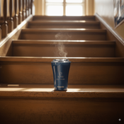 Kubek termiczny do kawy  Dr.Bacty Apollo - 227 ml - Dla nauczyciela - niebieski