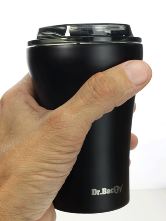 Dr.Bacty Apollo - Kubek termiczny do kawy z powłoką ceramiczną - 227 ml - czarny - Warszawa