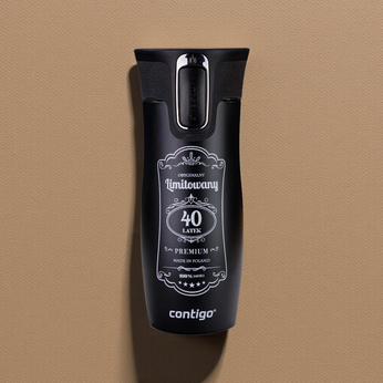 Kubek termiczny Contigo West Loop 2.0 470 ml - Na 40 urodziny - czarny