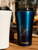 Dr.Bacty Apollo 2.0 - Kubek termiczny na kawę - "Rak"- 360 ml - Monaco Blue