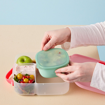 B.Box Silikonowy pojemnik z pokrywką do lunchboxa Forest