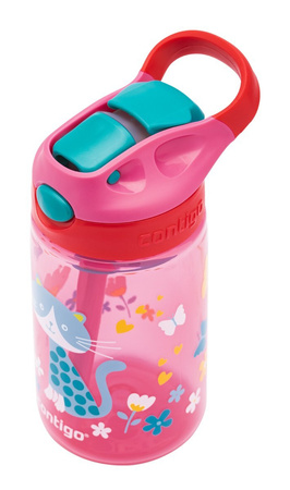 Contigo Gizmo Flip - Bidon dla dzieci - Kubek dla dzieci - 414ml - Cherry Cat