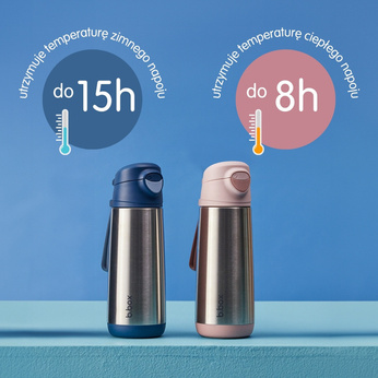 B.Box Butelka termiczna z ustnikiem sportowym 500ml Blush Crush