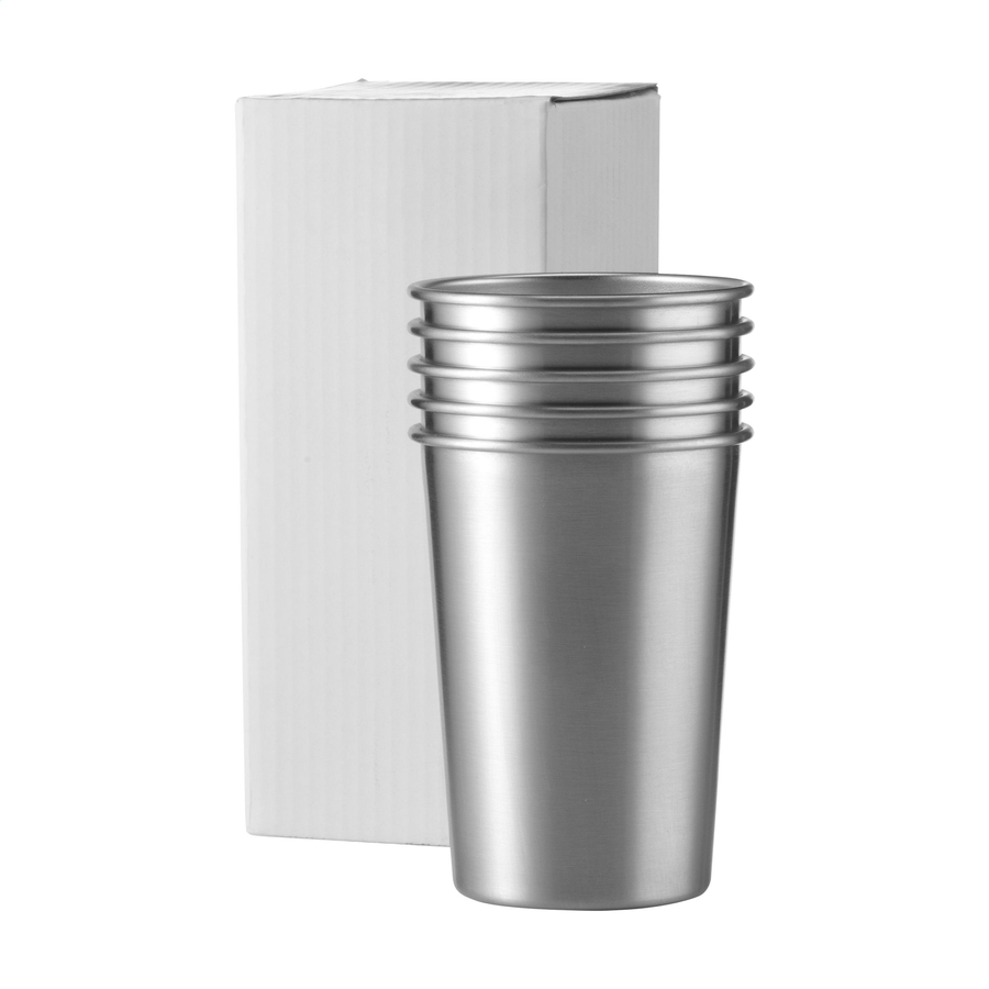 Kubek ze stali nierdzewnej 350ml - Srebrny