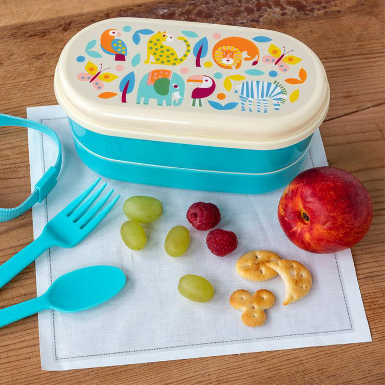 Rex London Lunchbox Bento Dzikie zwierzęta