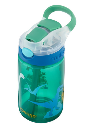 Contigo Gizmo Flip - Bidon dla dzieci - Kubek dla dzieci - 414ml - Jungle Green Dino