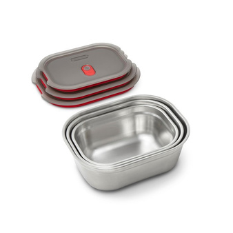 Black+Blum Lunchbox stalowy 0,6l. Multifunction