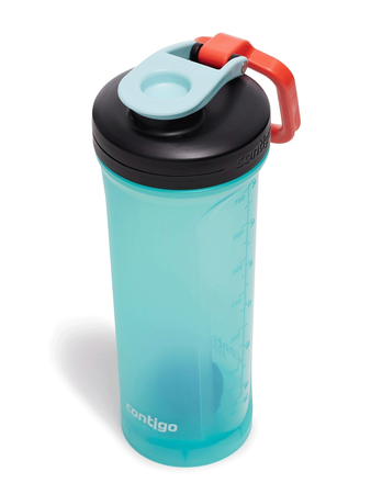 Contigo Shake&Go 2.0 - Shaker do odżywek - 820ml - błękitny