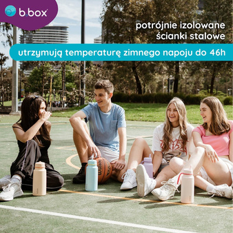 B.Box Butelka termiczna ze składanym ustnikiem – 1l Lime Time