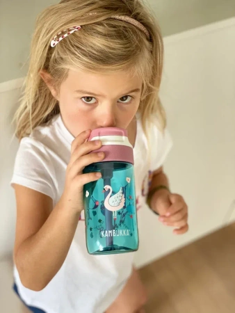 Butelka na wodę dla dzieci Kambukka Lagoon 400ml - Kiss a Frog