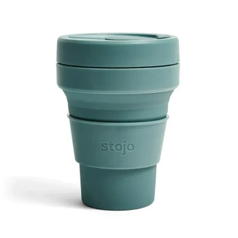 Stojo Pocket - Kubek - 355ml - Eucalyptus
