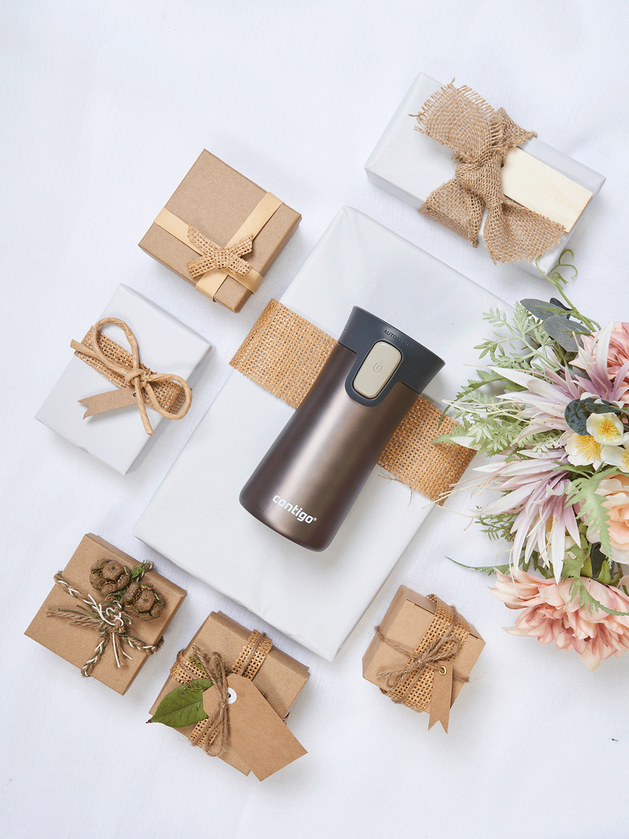 Contigo Pinnacle - Kubek termiczny z grawerem - 300ml - Latte
