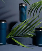 Kubek termiczny Aladdin Mocca 350ml - Aqua Blue.