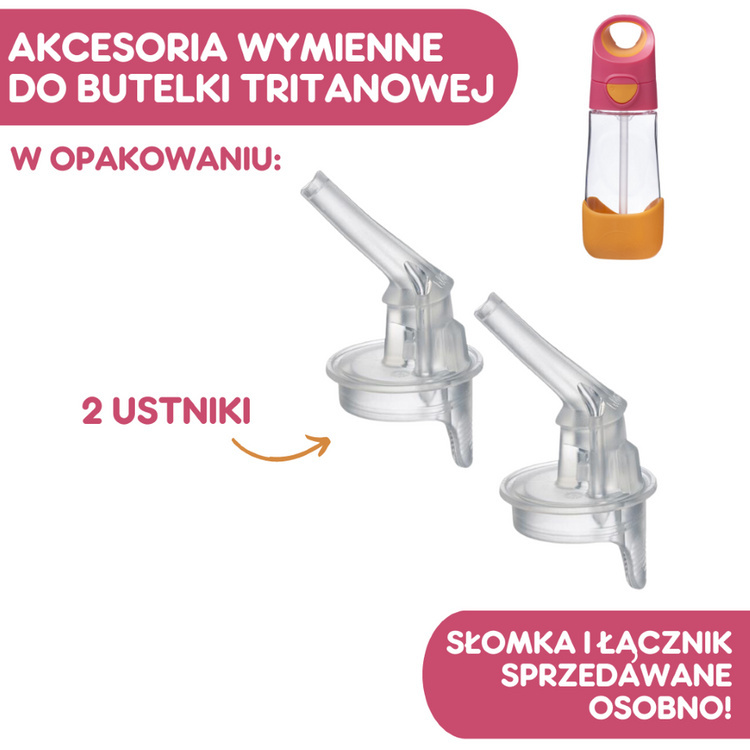 B.Box Ustniki zapasowe do butelki tritanowej 2 szt.