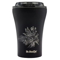 Dr.Bacty Apollo - Kubek na kawę termiczny - 227 ml - Morski - czarny