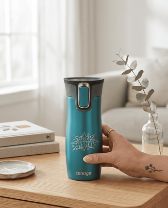 Contigo West Loop 2.0 - Kubek termiczny - 470ml - Super Mama - Biscay Bay