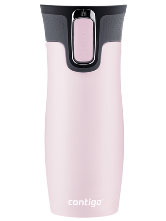 Contigo West Loop 2.0 - Kubek termiczny - 470ml - Ptaszkowe love - Różowy Mat