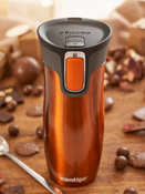 Contigo West Loop 2.0 - Kubek termiczny z grawerem - 470ml - Pomarańczowy