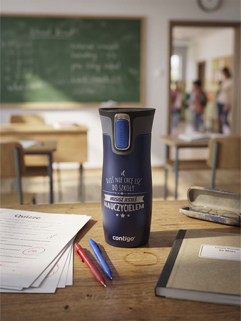 Kubek termiczny Contigo West Loop 2.0 470 ml - Jesteś Nauczycielem - Granat Mat