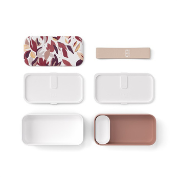 Monbento Lunchbox Bento Original Graphic Pink Vegetal