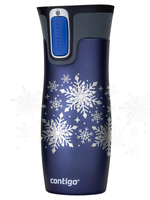 Contigo West Loop - Kubek termiczny - 470ml - Snow Stars - Granatowy
