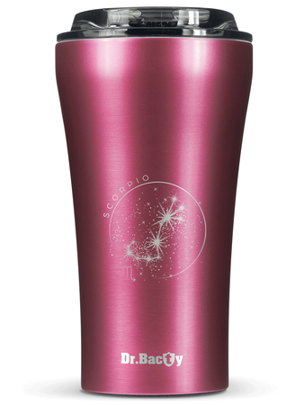 Dr.Bacty Apollo 2.0 - Kubek termiczny na kawę - 360 ml "Skorpion" - Pink