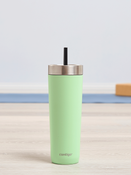 Contigo Luxe Tumbler - Kubek termiczny ze słomką z grawerem - 720ml - Cucumber