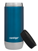 Contigo Huron 2.0 - Kubek termiczny na kawę - 470ml - Ptaszkowe love - Niebieski