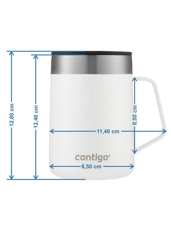Contigo Streeterville - Kubek termiczny z grawerem - 420ml - Czarny